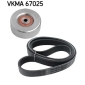 VKMA67025 Поликлиновой ременный комплект