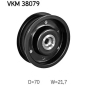 VKM38079 Ролик ремня приводного MB