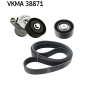VKMA38871 Поликлиновой ременный комплект