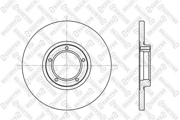 6020-2523-SX Диск торм.Ford Transit 86 91