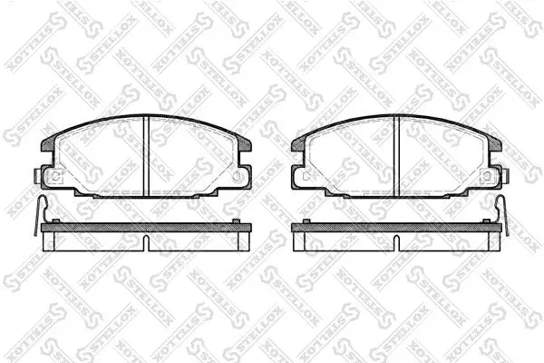 249 004B-SX 249 004B SX колодки дисковые