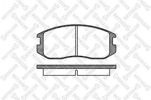 368000-SX Колодки дисковые п. Mitsubishi