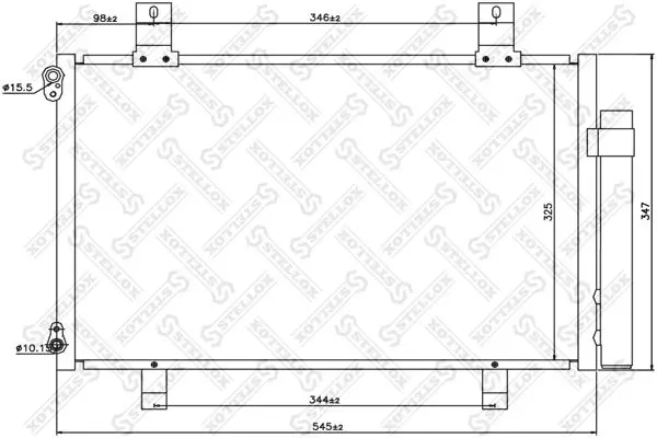 10-45567-SX радиатор кондиционера!\ Suzuki