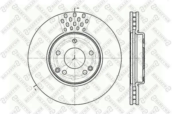 6020-3341V-SX 6020 3341V SX диск тормозной