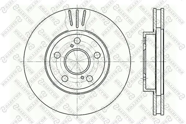 6020-4539V-SX 6020 4539V SX диск тормозной
