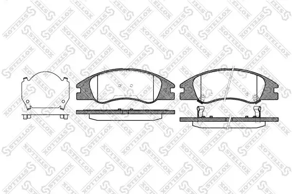 1145 002-SX Колодки дисковые п. Kia Cerato