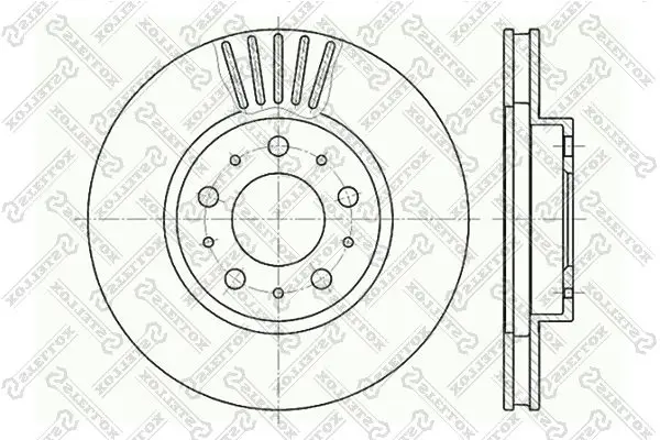 6020-4832V-SX 6020 4832V SX диск тормозной