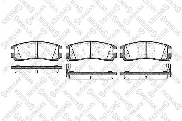 577 022B-SX 577 022B SX колодки дисковые