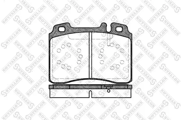 390 000-SX Колодки MB W124 3.2/4.2/5.0