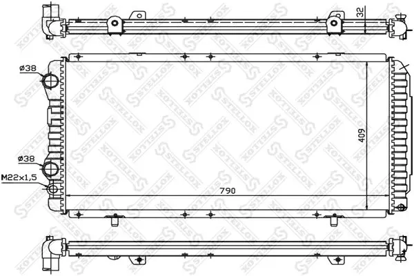 10-25027-SX Радиатор