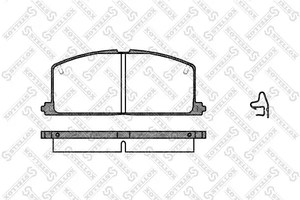 178004-SX Колодки дисковые п. Toyota