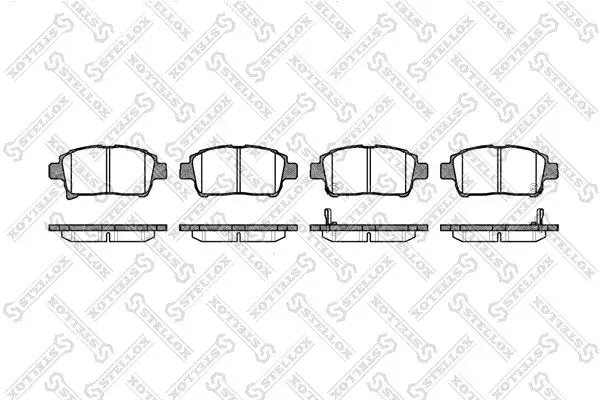 982 002-SX Колодки дисковые п. Toyota