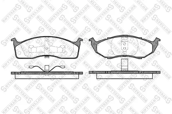 458 020B-SX 458 020B SX колодки дисковые