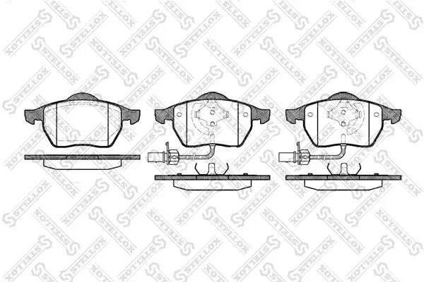 401 022B-SX Колодки дисковые п. Audi A4