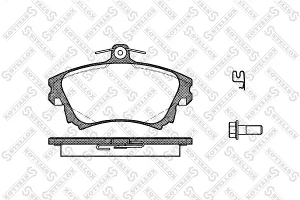 719 002B-SX 719 002B SX колодки дисковые