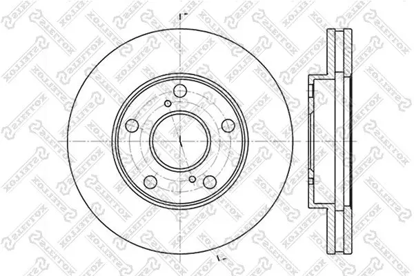 6020-4547V-SX 6020 4547V SX диск тормозной