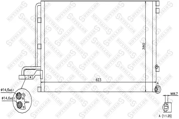10-45572-SX радиатор кондиционера!\ Volvo