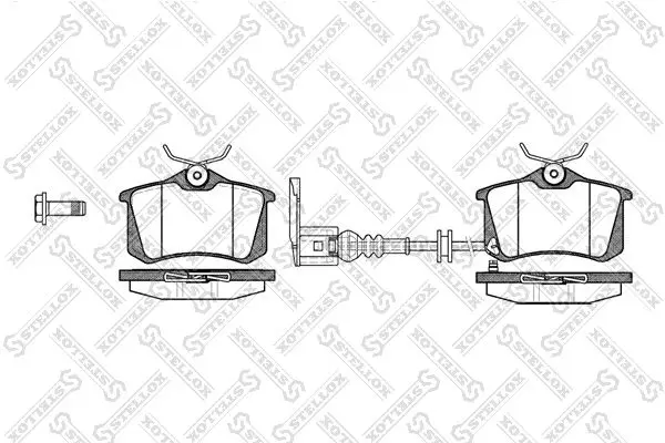274041-SX Колодки дисковые з. VW Golf