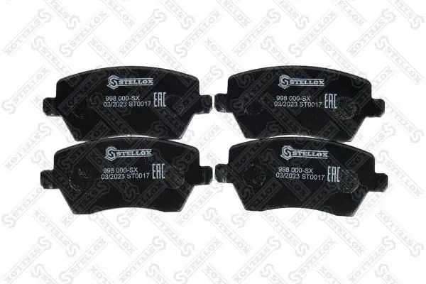 998 000-SX Колодки дисковые п. Nissan