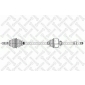 1581764SX Привод левый 623mm, 21061