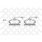 645004BSX 645 004B-SX колодки дисковые