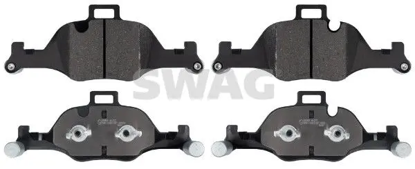 SWAG 33107624 Комплект тормозных колодок,