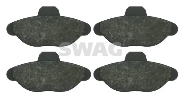 SWAG 70916082 Комплект тормозных колодок
