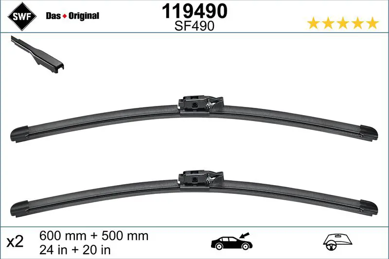 119 490 Щетка стеклоочистителя BMW: X2