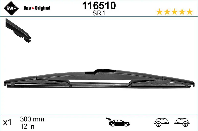 SWF 116510 Щетка стеклоочистителя 300мм