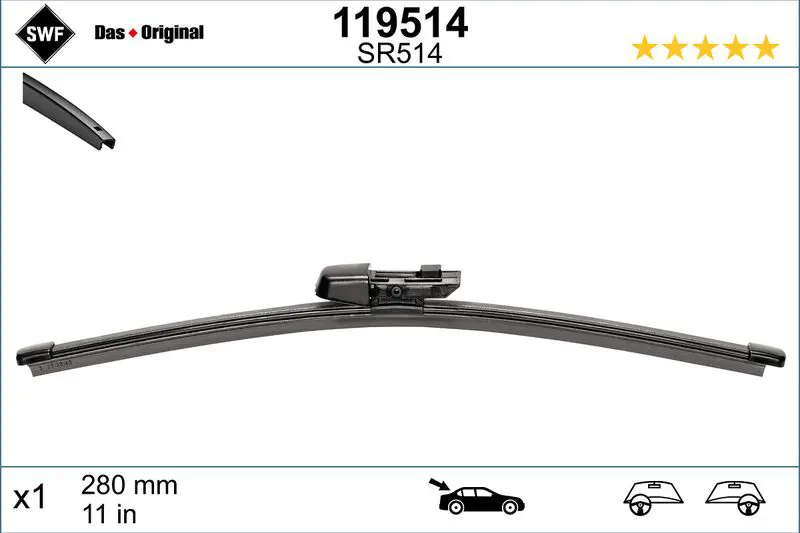 119 514 Щетка стеклоочистителя VW Golf