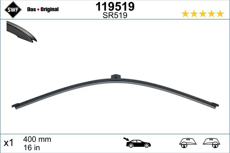 119 519 Щетка стеклоочистителя AUDI