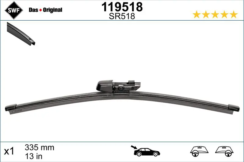 119 518 Щетка стеклоочистителя VW Golf
