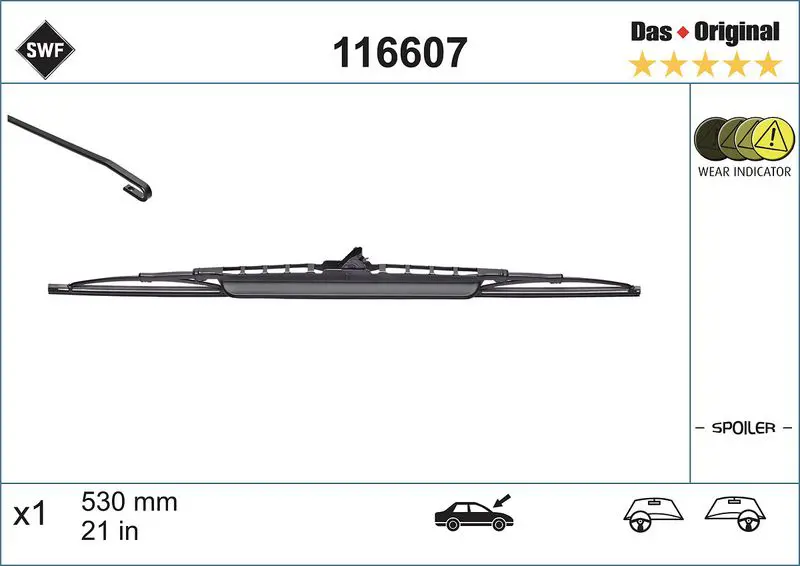 SWF 116607 Щетка стеклоочистителя