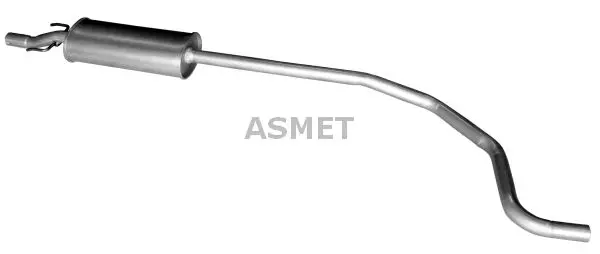 ASMET 05267 Средний глушитель выхлопных