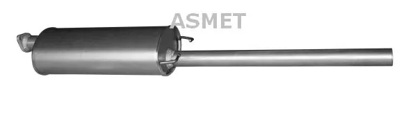 ASMET 07187 Глушитель выхлопных газов