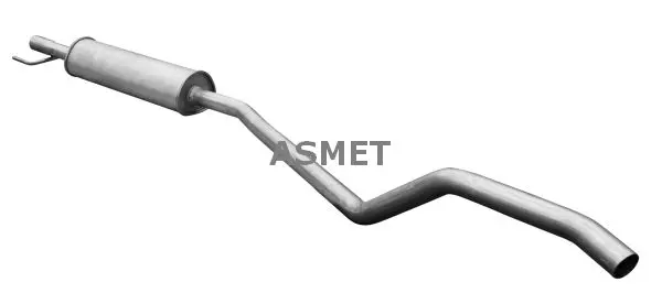 05.281 ASMET Средний глушитель выхлопных