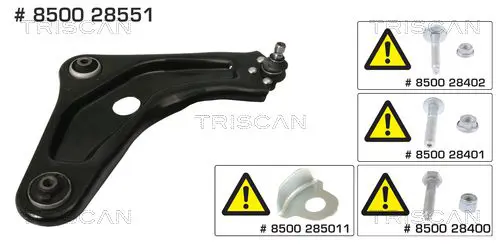 TRISCAN 850028551 Рычаг независимой подвески