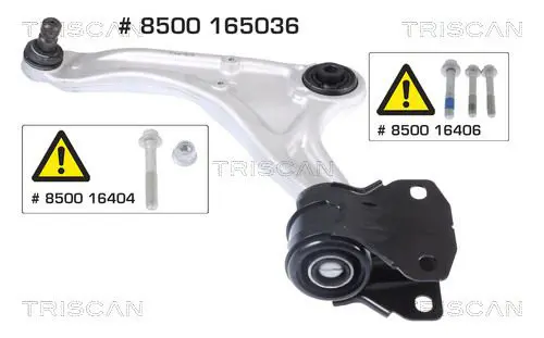 TRISCAN 8500165036 Рычаг независимой подвески