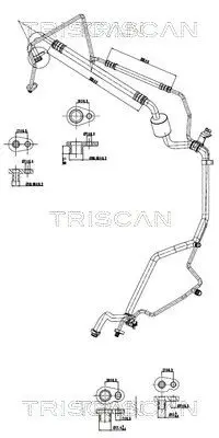 TRISCAN 901028089 High-/Low Pressure Line, air