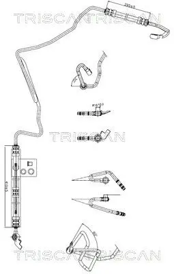 TRISCAN 851629009 Hydraulic Hose, steering