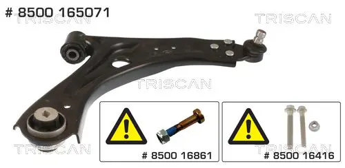 TRISCAN 8500165071 Рычаг независимой подвески