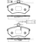 811029002 TRISCAN Колодки тормозные дисковые