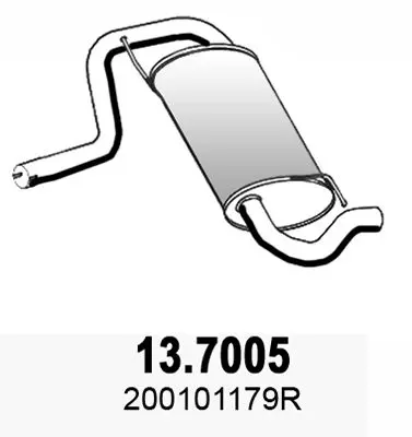 137005 Глушитель основной