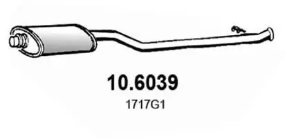106039 Резонатор psa xsara picasso