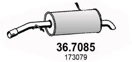 36.7085 Глушитель основной