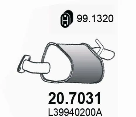  Глушитель mazda 6 (gg) 2.02.3