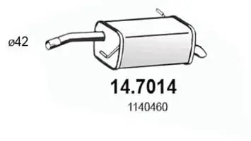 14.7014 Глушитель основной