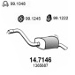 147146 Глушитель ford mondeo iii