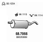 587055 Глушитель основной