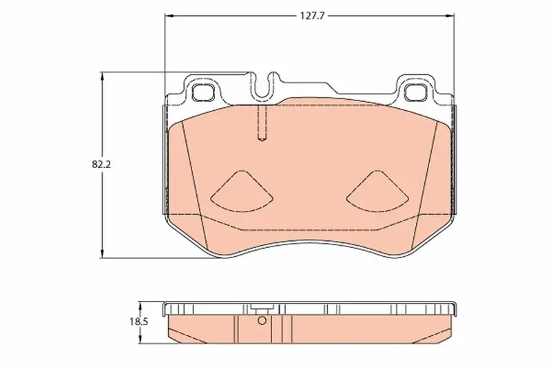 GDB2078 Колодки тормозные MERCEDES